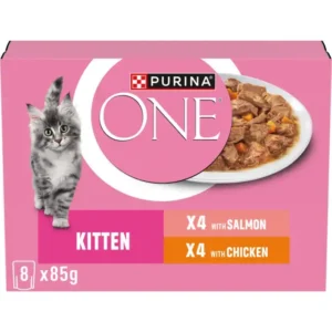 Store purina one® kitten salmon and chicken wet cat food